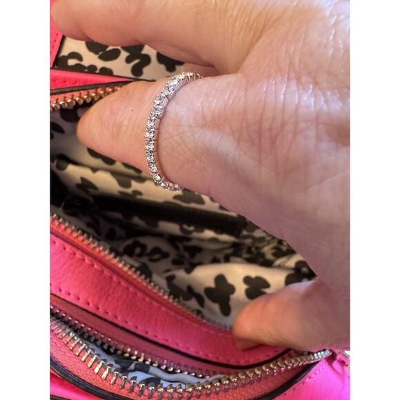 Rebecca Minkoff Mini Suki crossbody bag in a vibrant pink leather - Picture 7 of 11